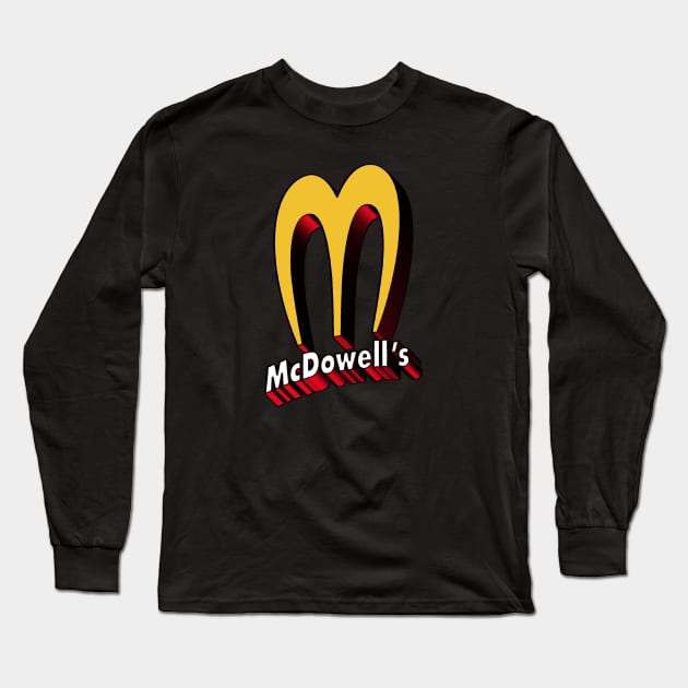 McDowell's 3D - Home of the Big Mick Long Sleeve T-Shirt by RetroZest